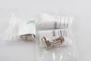 Lot x 3 AFV33-3 Amphnol CON TNC PLUG 50R RA CLAMP TNCMA-LMR400 IP67