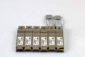 Lot of 6 Cisco QSFP-40G-SR-BD 10-2945-02 Transceiver w/ golden bar (broken handle)