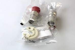Lot of 2 Andrew CommScope L4TNM-PSA N Male Positive Stop Connector