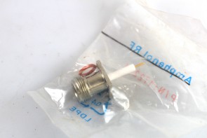 Lot of 6 Female N Female Straight 50ohm Soldering PTFE Gold Plated AMPHENOL 172224