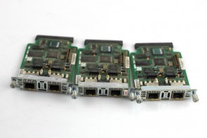 Lot of 3 CISCO VWIC2-2MFT-G703 2-Port 2nd Gen Multiflex Trunk Voice