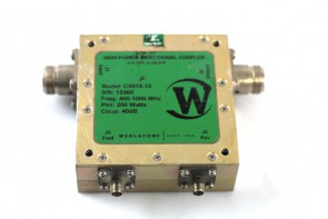 WERLATONE C5515-12 BI HIGH POWER DIRECTIONAL COUPLER 400-1000MHZ 200WATT 40DB