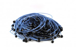 LOT OF 10 MINIBEND-14 0908 CABLE ASSY SMA PLUG 14"