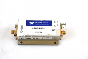 Teledyne Cougar UTC5-203-1 Modular Cascaded Amplifier 10-500MHz