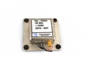 Wenzel Quartz oscillator 500-15803A 100Mhz +15VDC 10579-0637