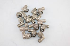 Lot of 12 BNC Female to TNC Male Right Angle 90? RF Coaxial Adapters Connectors