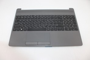 Genuine HP 250 G8 Keyboard Hebrew Touchpad Palmrest Assembly M31099-BB1