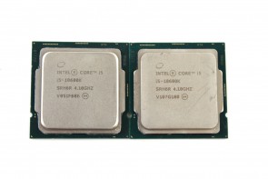 Lot of 2 Intel Core I5-10600K CPU 4.1GHz SRH6R Socket LGA1200 *CHIP DAMAGE*