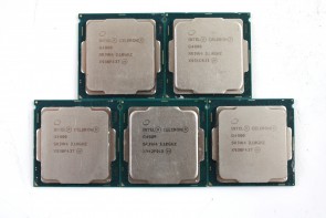 Lot of 5 Intel Celeron G4900 SR3W4 3.1GHz Dual-Core 2MB Cache LGA1151 CPU