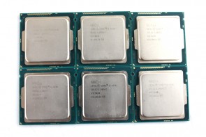 Lot of 6 Intel Core i5-4590 3.30GHz Quad Core SR1QJ 4 Thread LGA 1150