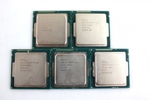 Lot of 5 Intel Core I7-4770 3.40GHz SR149 Quad-Core LGA 1150/Socket H2 CPU Processor